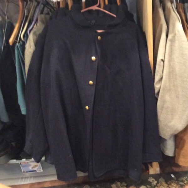 Sack Coat, Union- Navy Blue Wool - The Maryland Sutler