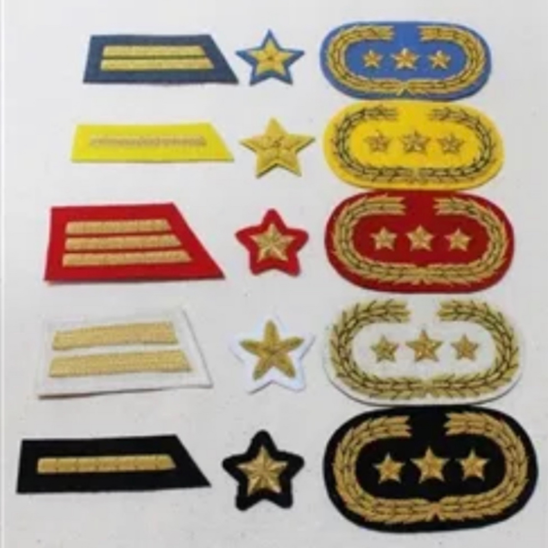 Confederate Uniform Rank Insignia