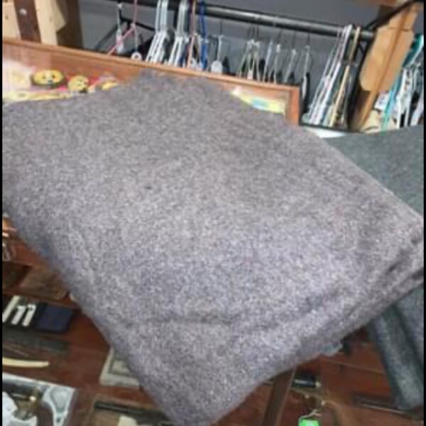 Gray wool blanket by Woolrich approx. 7â€™ x 5â€™