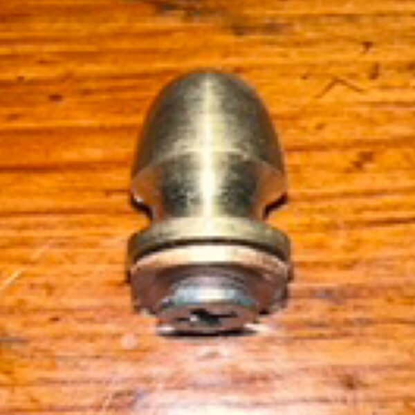 Finial, Brass Cartridge box nipple